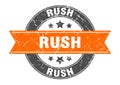 rush stamp Royalty Free Stock Photo