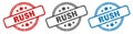 rush stamp. rush round isolated sign.