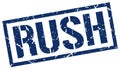 rush stamp Royalty Free Stock Photo