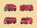 Illustration of Heroic Fire Truck