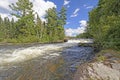 Rushing falls in the North Woods