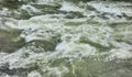 A rushing mountain river in Ecuador, natural background Royalty Free Stock Photo