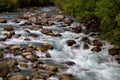 Rushing mountain stream Royalty Free Stock Photo