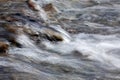 A rushing stream long exposure water photography