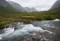 A rushing stream in Norway