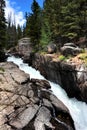 Rushing Water of Lake Creek Falls Royalty Free Stock Photo