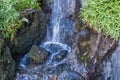 Rushing Waterfall Closeup Royalty Free Stock Photo