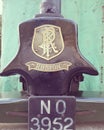 Rushton steam roller badge