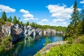 Ruskeala marble quarry, Karelia, Russia Royalty Free Stock Photo