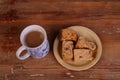 Rusks and coffee a traditional Afrikaner meal Royalty Free Stock Photo