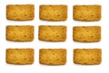 Rusks image with selective focus Royalty Free Stock Photo