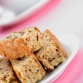 Rusks on plate Royalty Free Stock Photo