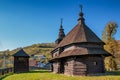 Rusky potok, wooden articular church Royalty Free Stock Photo