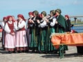 Rusne town celebrate, Lithuania Royalty Free Stock Photo