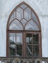 Rusovce castle small window detail, Slovakia