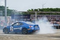 Russ Swift performing stunts in Subaru cars during the Subaru Mo Royalty Free Stock Photo