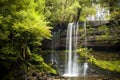 Russell Falls Waterfall Tasmania Australia Royalty Free Stock Photo