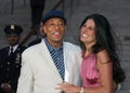 Russell Simmons and Elizabeth Saltzman at Vanity Fair Party for 2006 Tribeca Film Festival