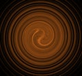 Russet orange fractal swirl. Fantasy fractal texture. Digital art. 3D rendering. Computer generated image