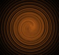 Russet orange fractal swirl. Fantasy fractal texture. Digital art. 3D rendering. Computer generated image