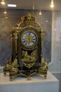 Russia, Angarsk. 02/01/2018 Museum of the ancient clock.