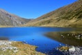 Russia, Arkhyz. Lake Chilik in clear weather