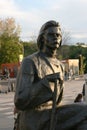 Russia - August 8, 2022: Monument to the young Maxim Gorky