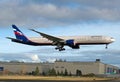 Aeroflot Russian airlines latest Boeing 777-300ER sideshot landing