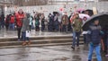 Russia Berezniki may 9, 2018: March of the Immortal regiment, timed to the anniversary of the Victory in the great Patriotic war.