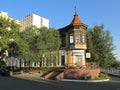 Buryatia, Beautiful wooden house in Ulan-Ude.