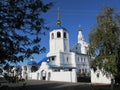 Buryatia, Ulan-Ude, Odigitrievsky Cathedral in the summer.