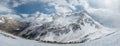 Russia. Caucasus. Mountain scenery. Panorama Royalty Free Stock Photo