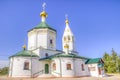Russia Cheboksary Transfiguration convent Royalty Free Stock Photo