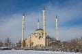 RUSSIA, Chechnya, Grozniy - January 5, 2016: - Main mosque of the Chechen Republic - Heart of Chechnya