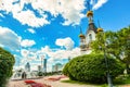 Russia . Ekaterinburg . Labor square and chapel of St. Catherine