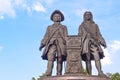 Russia . Ekaterinburg . Monument to Vasily Tatischev and Wilhelm de Gennine