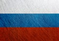 Russia flag vintage, retro, scratched