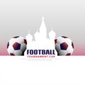 Russia football tournament game background