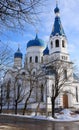 Russia, Gatchina, March 2, 2019, Pokrovsky Cathedral