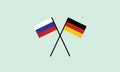 Russia Germany flag friendship cooperation diplomacy symbol