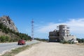 The road along the southern coast of Crimea Royalty Free Stock Photo