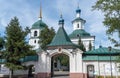 Russia, Irkutsk, August 2020: Znamensky Orthodox womens monastery