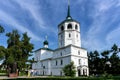 Russia, Irkutsk - July 6, 2019: Spasskaya Church of Chist the Saviour in the center of Irkutsk city is one of the oldest Royalty Free Stock Photo