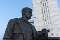 Monument to surveyors-prospectors at the Lower Quay of the Angara