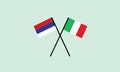 Russia Italy flag friendship cooperation diplomacy symbol