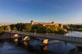 Russia, Ivangorod. Panoramic view of the Ivangorod Royalty Free Stock Photo