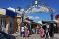 Women go to the open market to shop in the city of Shuya. Gate Signature Central Market