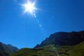 Russia.Kabardino-Barkar Republic. the majestic mountains of the North Caucasus! a lot of tourists from Russia, and foreign countri Royalty Free Stock Photo