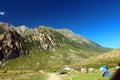 Russia.Kabardino-Barkar Republic. the majestic mountains of the North Caucasus! a lot of tourists from Russia, and foreign countri Royalty Free Stock Photo