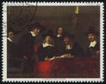 Sampling Officials of the Draper`s Guild by Rembrant